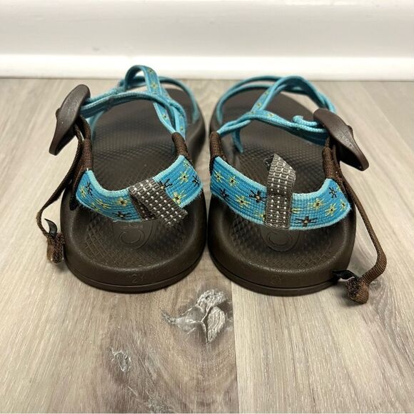 Chaco Sandals Girls 2 Z/1 Blue Double Strap Outdoor - Picture 4 of 7